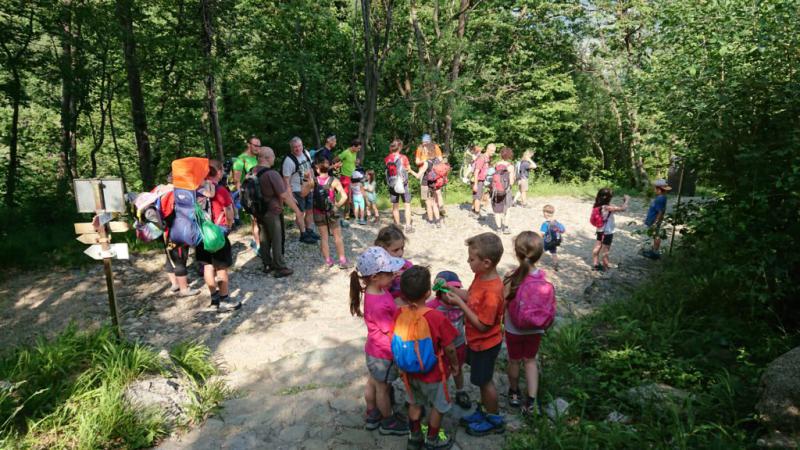 Bambini in montagna