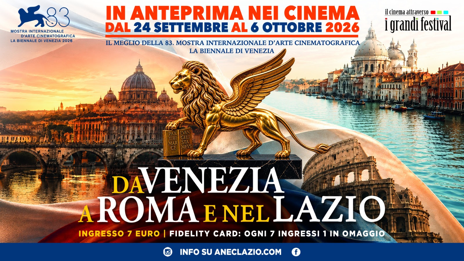 Cinema: da Venezia a Roma