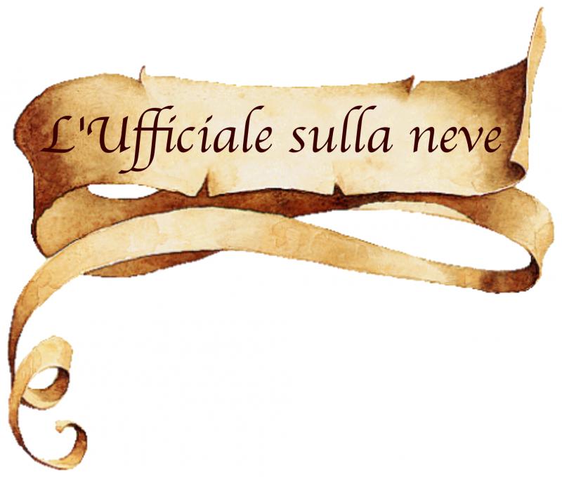 L'ufficiale sulla neve
