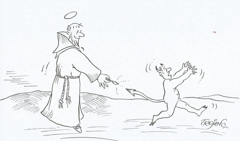 San Francesco disegnato