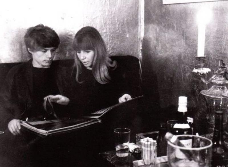 Astrid Kirccherr with the Beatles