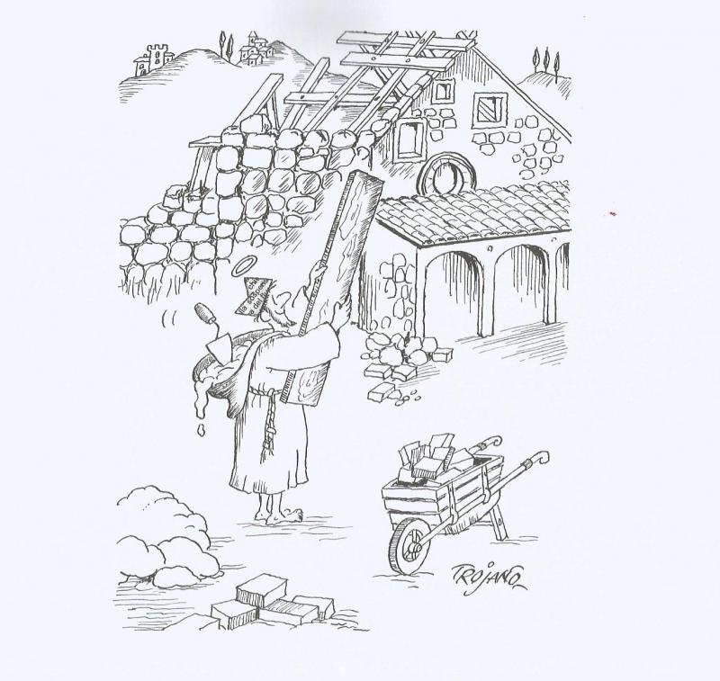 San Francesco disegnato